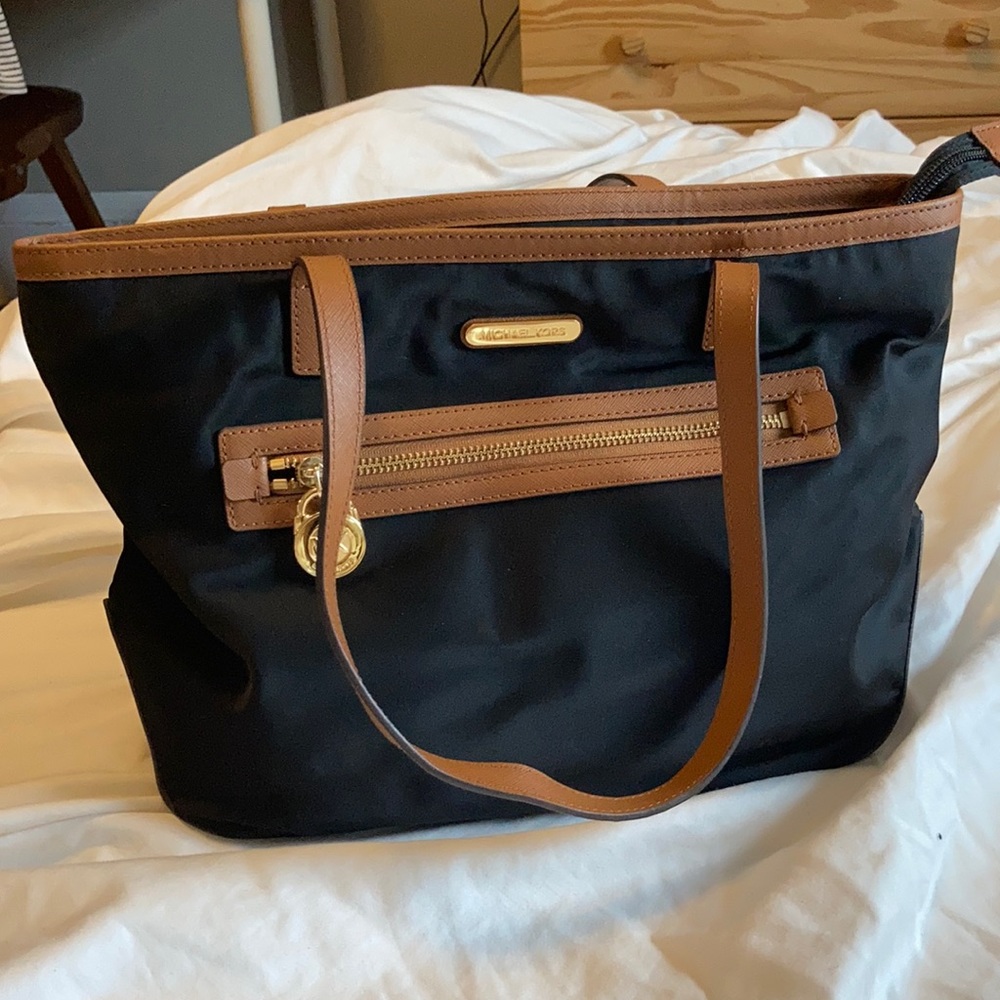 Michael Kors Medium Nylon & Leather handbag